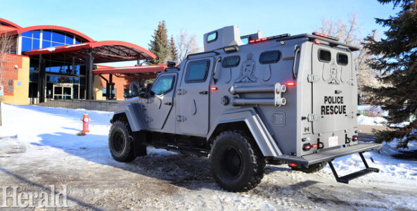 Lethbridge Police Service Gets New Armoured Vehicle