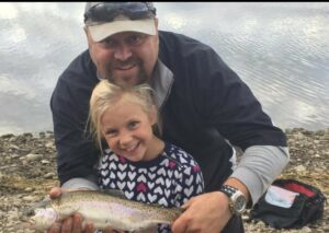 Lethbridge Herald- News and sports from around Southern Alberta-Mitch Ball poses with his then-four-year-old daughter Macey and their catch while enjoying time together fishing.