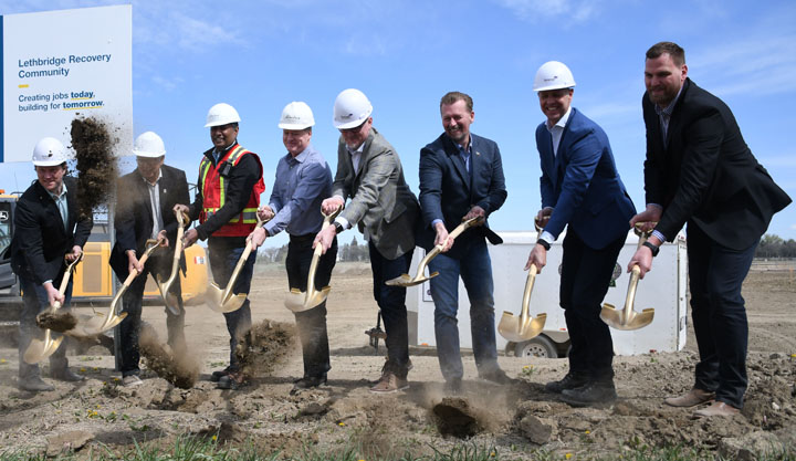 Addictions recovery facility breaks ground in Lethbridge