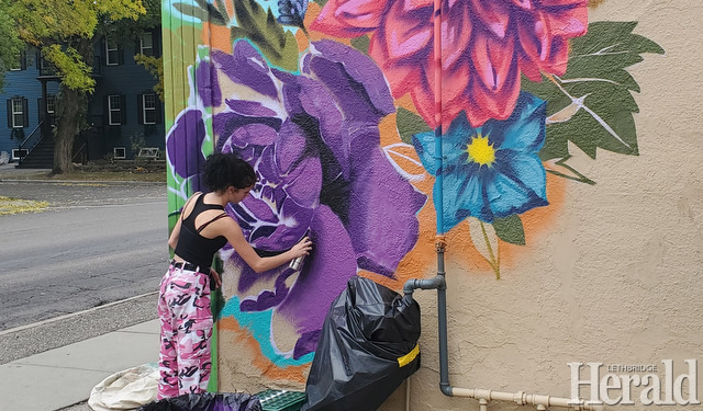 New mural adds colour to old neighbourhood