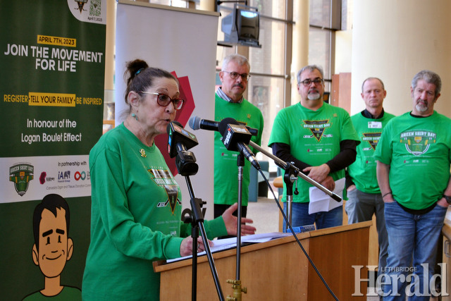 Green Shirt Day honours Humboldt Bronco and the Logan Boulet Effect