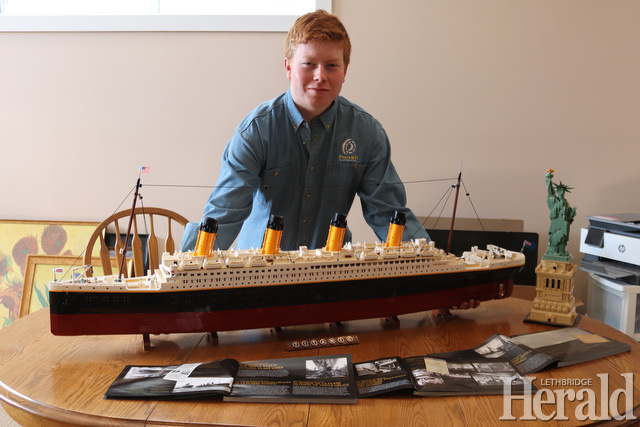 City teen docks Titanic replica at grandparents’ house