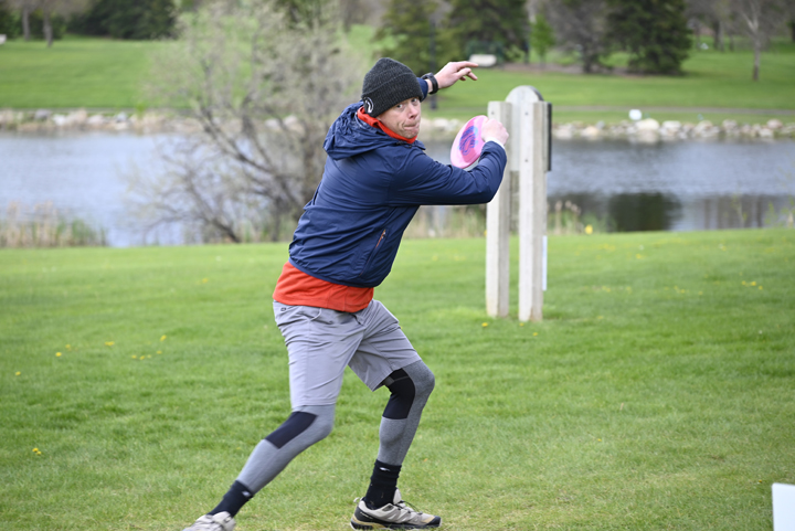 Disc Golfers Hit City Courses For The Spring Runoff