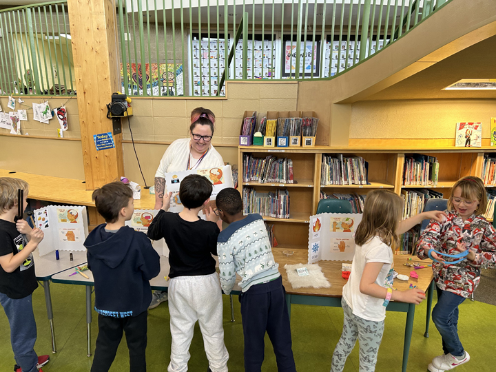 Student nurses wrap up stint at St. Patrick School with health fair