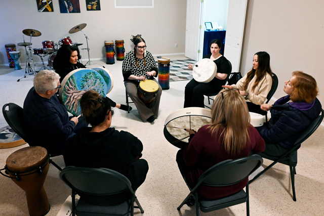 Community connection and  the call of the drum