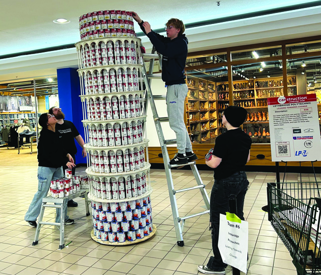 CANstruction Lethbridge  returned to Centre Village Mall to support local food banks