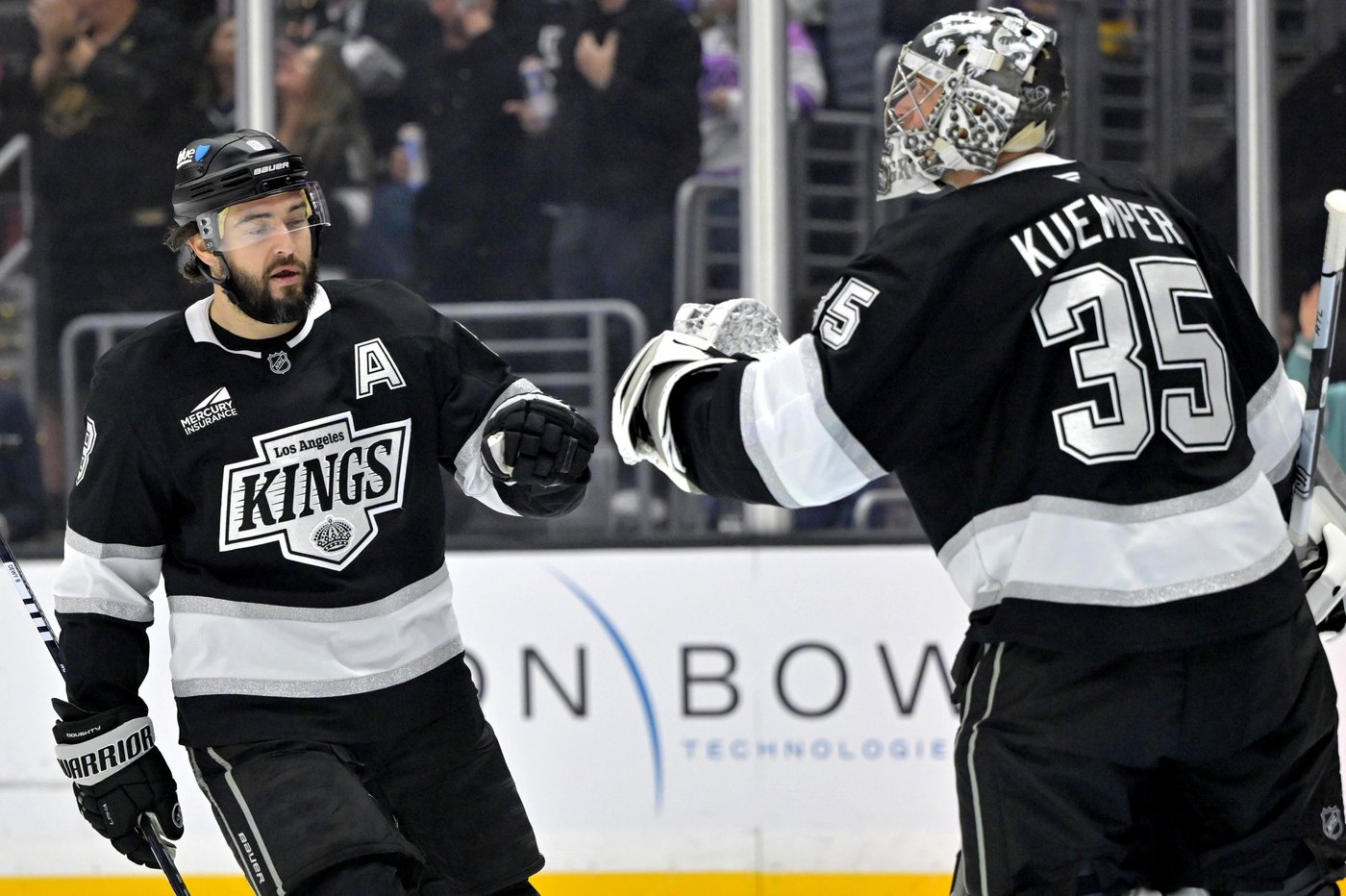 Doughty's 3-point game helps Kings overcome Hayton's hat trick in 5-3 ...