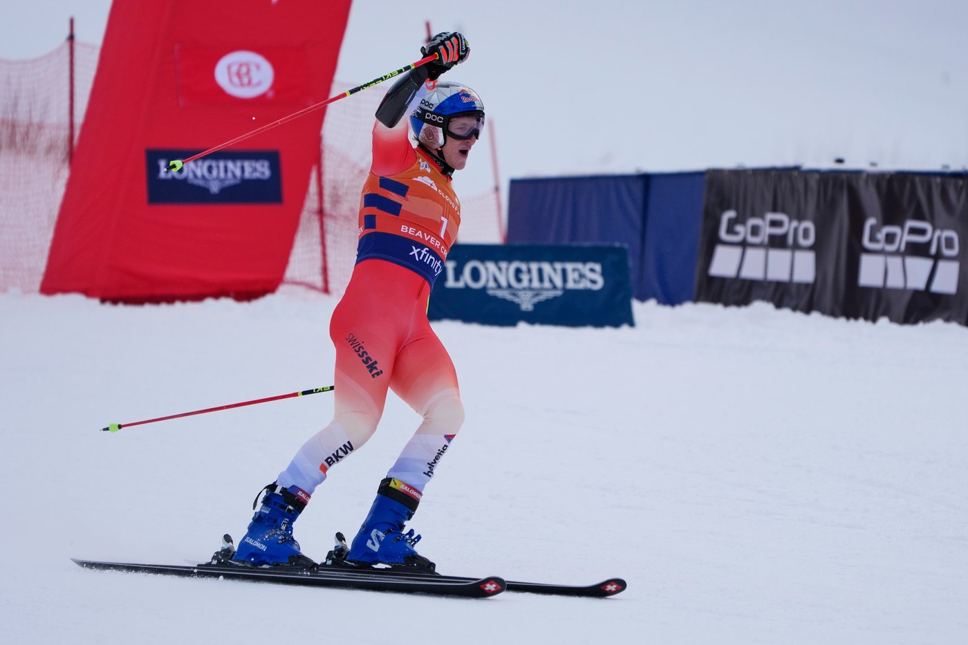 Swiss racer Marco Odermatt takes World Cup giant slalom for his 2nd win at Beaver Creek in 4 days