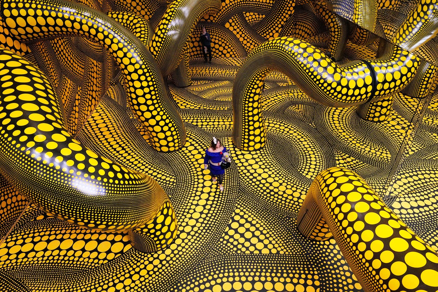 German museum celebrates famed Japanese artist Kusama in vast new exhibit