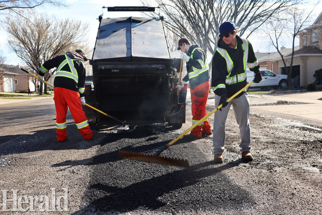 Crews Continuing Pothole Repair Work On City Streets Crews Continuing Pothole Repair Work On City Streets